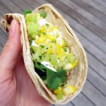 Green Tomato & Corn Tacodillas