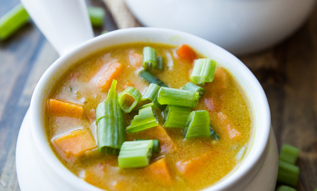 Coconut Curry Sweet Potato Chowder
